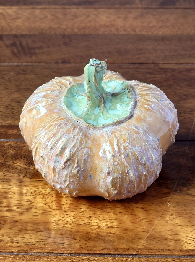 Pumpkin cane topper home decor