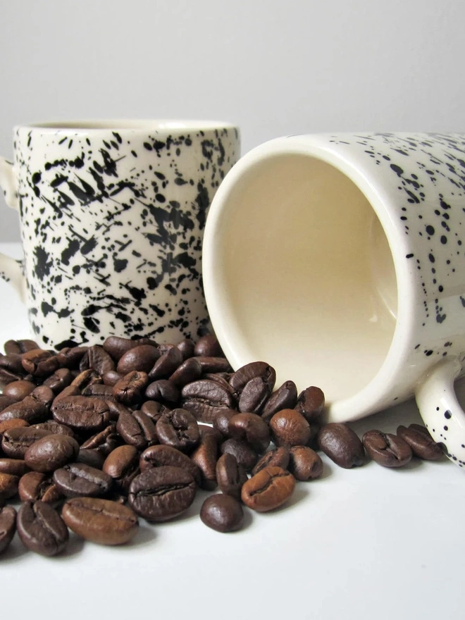 Mini Splatter Espresso Mugs 