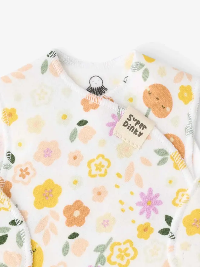 Floral Fruity Neonatal Intensive Care Unit vest