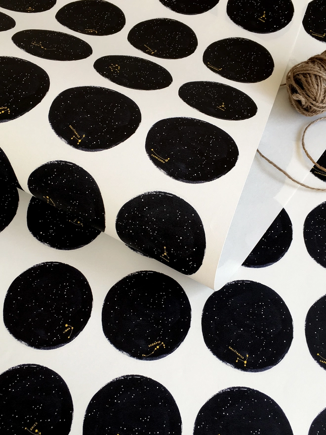 Matching Birthday Star Sign Wrapping Paper