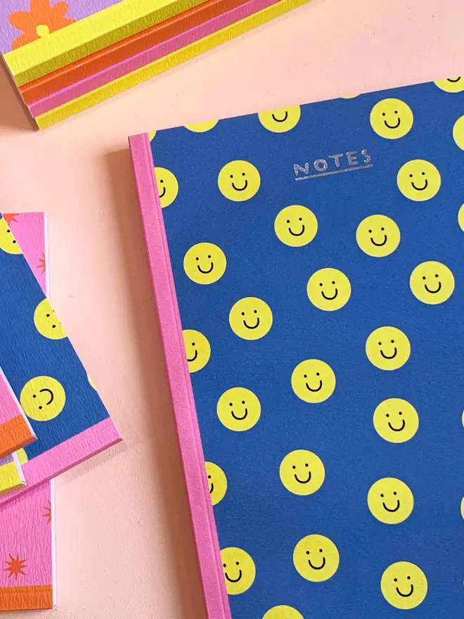 smiley face notebook