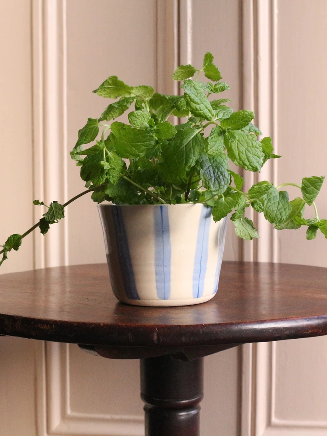 blue handmade pot - the perfect gift for anyone