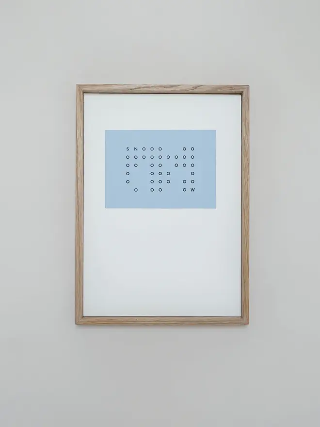 Weather Watchers Words Book, poem framed. 