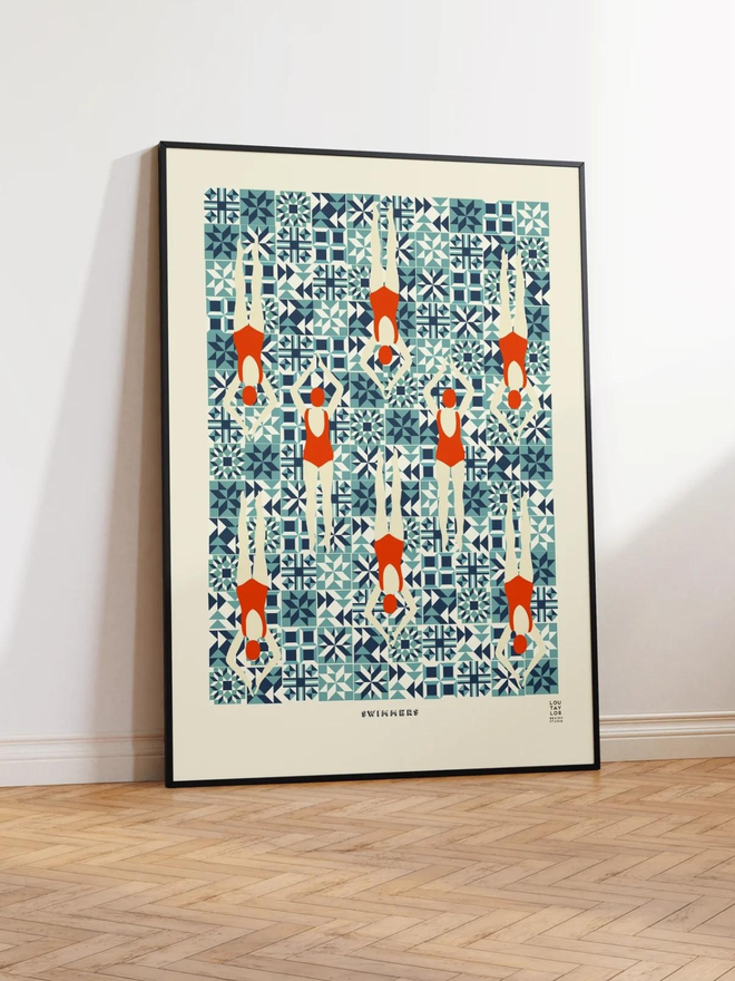 swimmers Giclee print