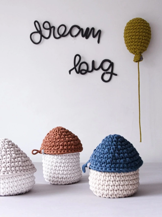 nursery crochet baskes Zuri House