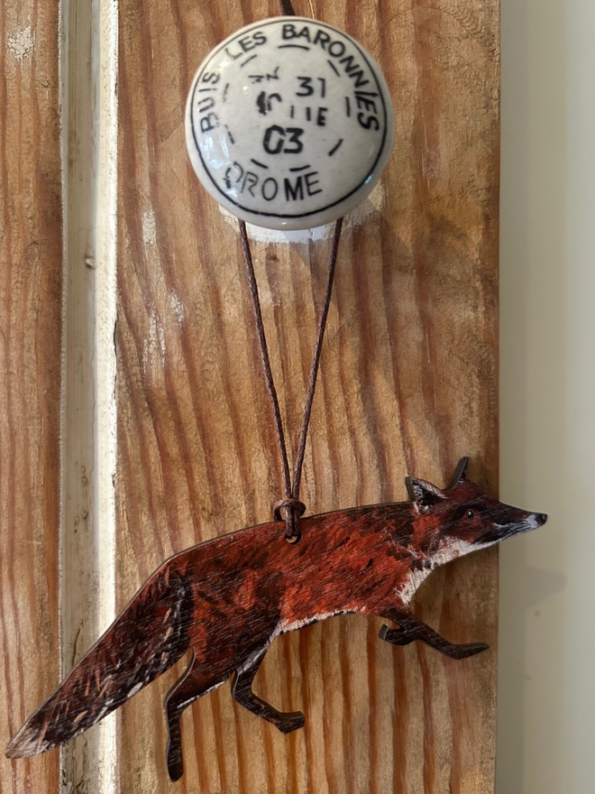 Winter Fox Hanging Decoration