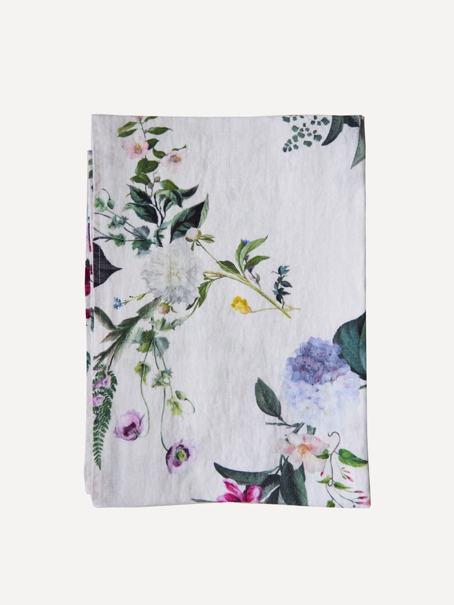 Flora Linen Table Runner