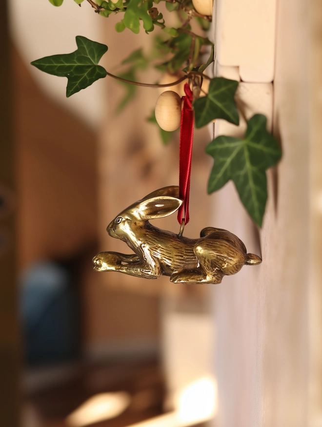 Hare Christmas Ornament by Adams and Mack