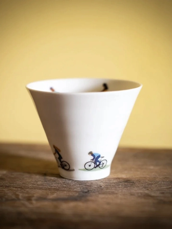 Cyclist's Espresso Cups (Set Of 2)