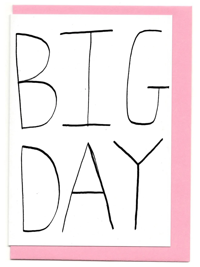 Big Day card
