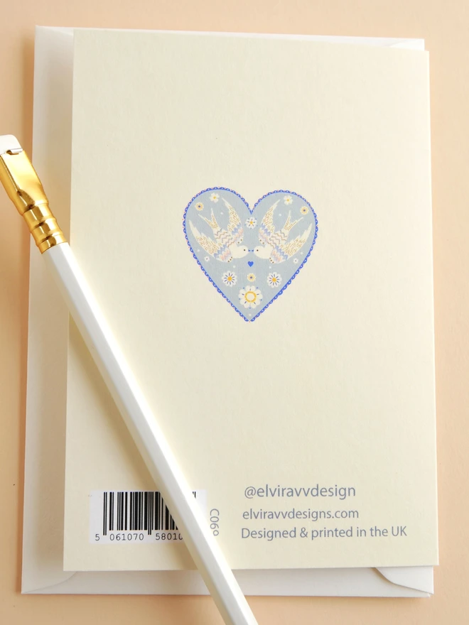 Just Married Love Birds Card