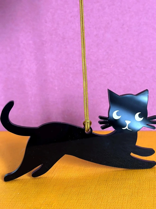 'Good Luck' Black Cat Card