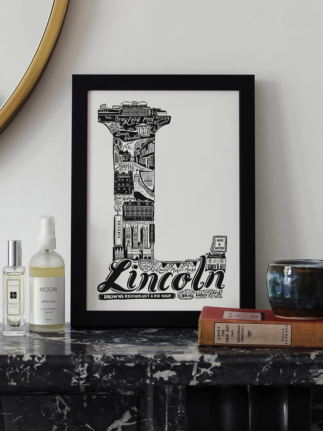 Lincoln framed print
