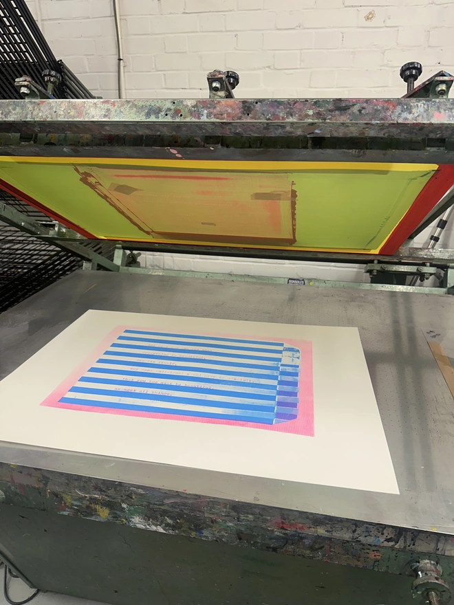 'Uniformity' Original Limited Edition Sweet Nothing Screenprint