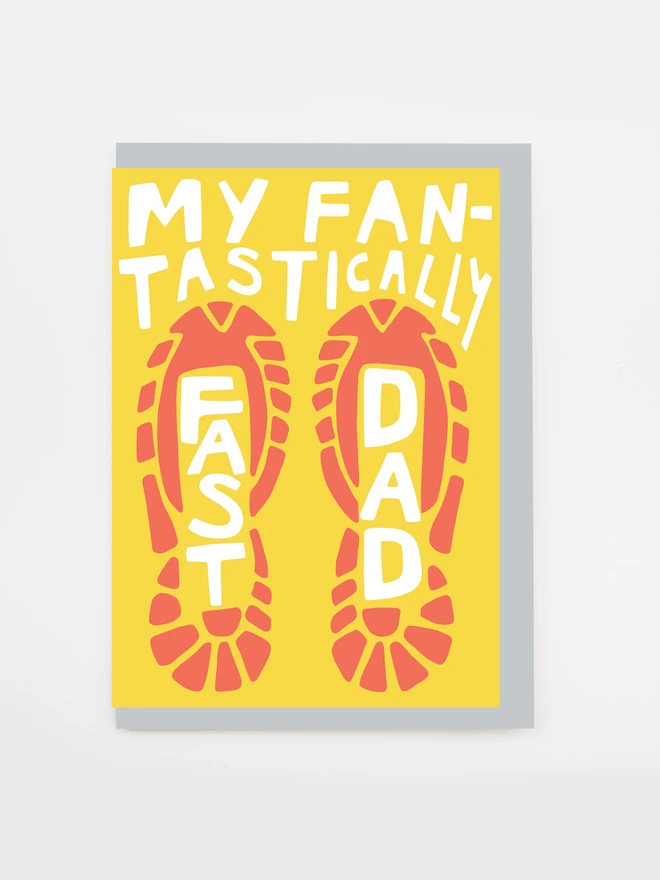 fast dad fathers day card
