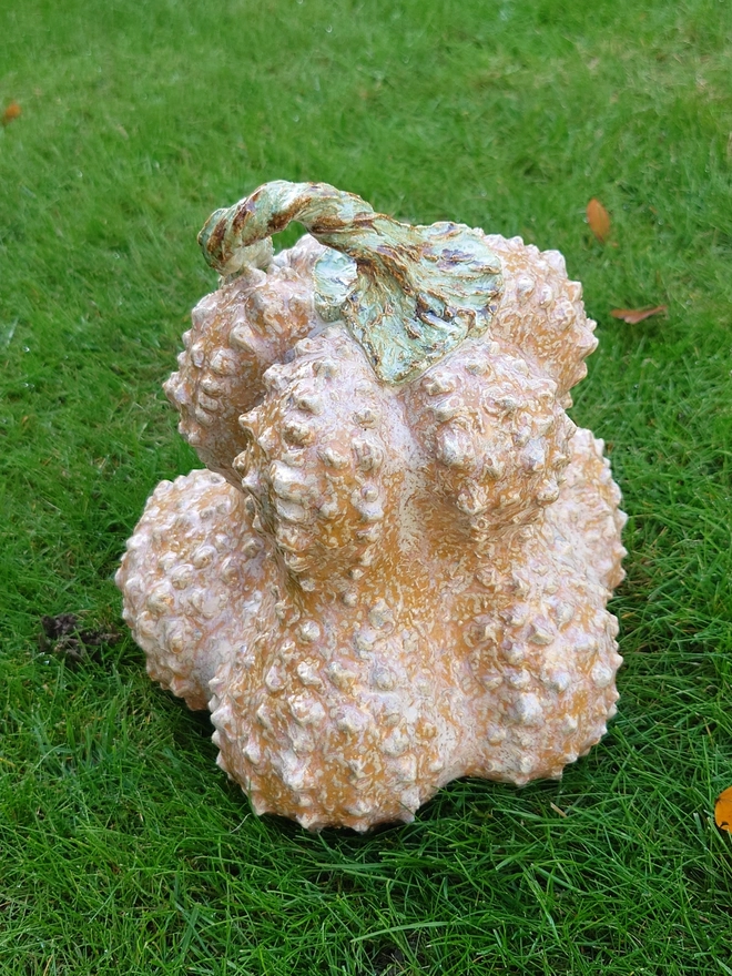 Pumpkin Sculpture garden ceramics
