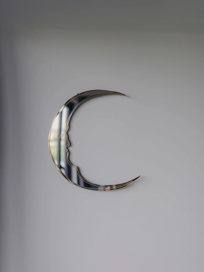 Wall Mirror Crescent Moon