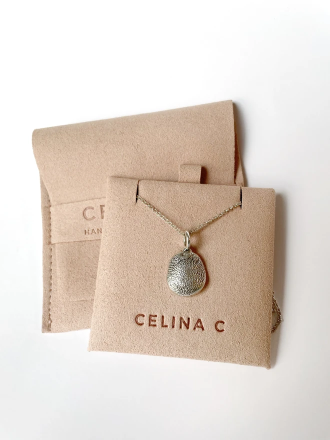 Paw print and nose print kits, to make a recycled sterling silver pendant necklace of your dog. Perfect gift to remember your fur baby. Made by Celina C Jewellery, a small business in the UK, find on Holly and Co.