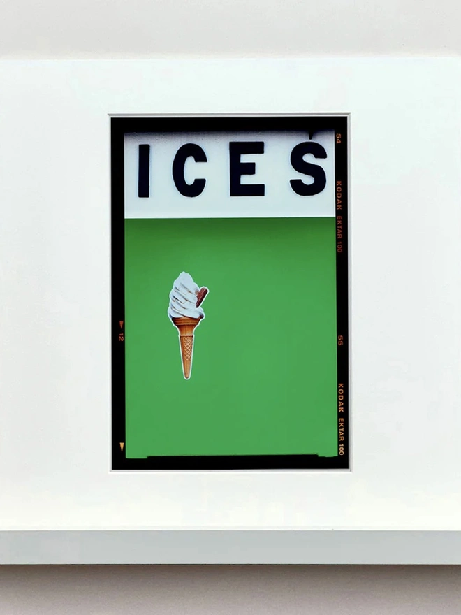 'ICES', Green, Bexhill on Sea, Colourful Artwork