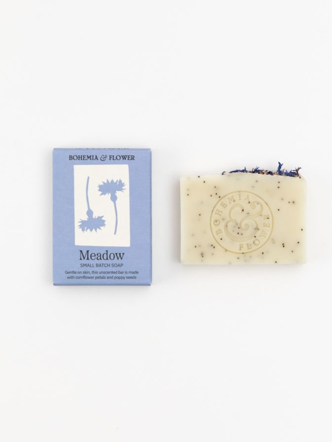 Cornflower & Poppy Seed Unscented Meadow Soap