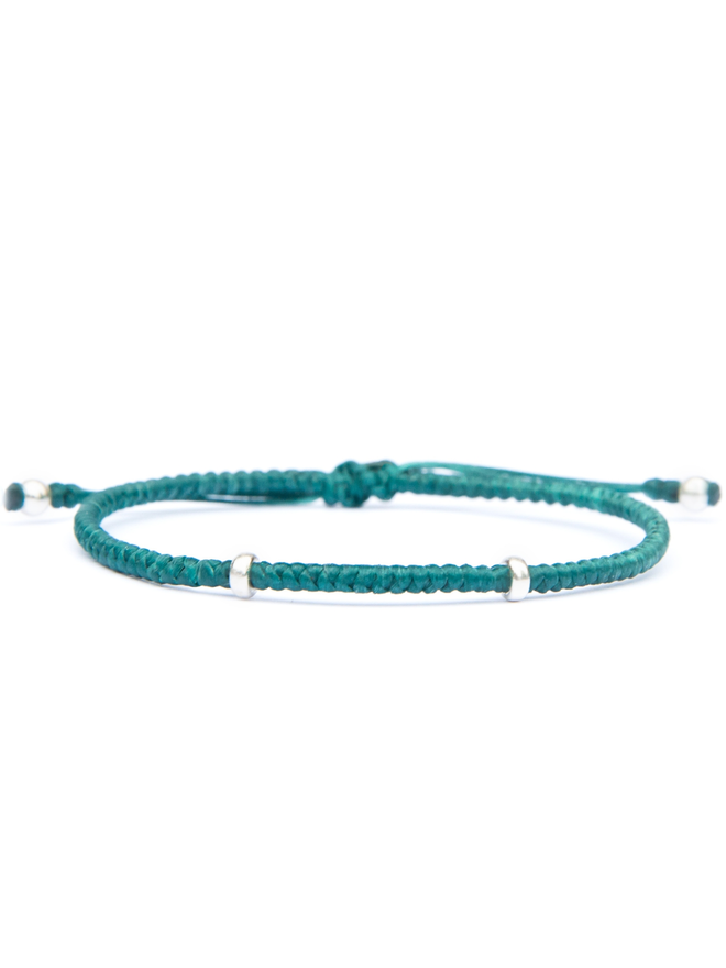 aqua cord bracelet for men