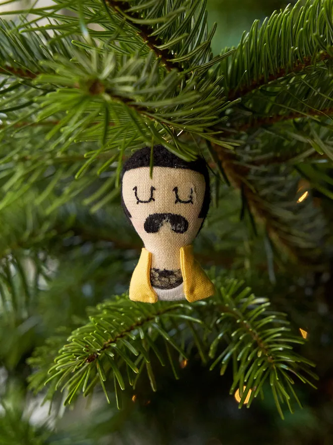 Feddie Mercury hanging christmas decoration 