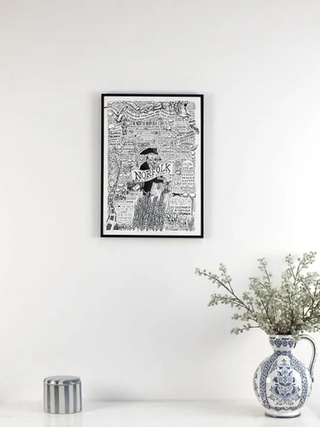 Norfolk Poster Wall Art A3