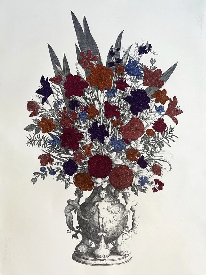 A brief moment of beauty screen print
