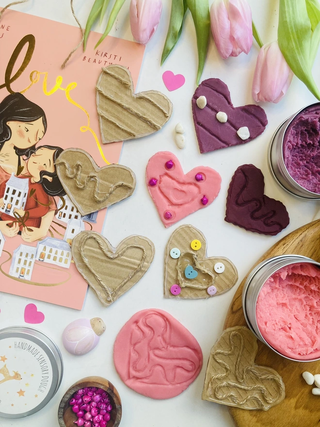 Pink Sensory Play Dough Collection (Set of 3)