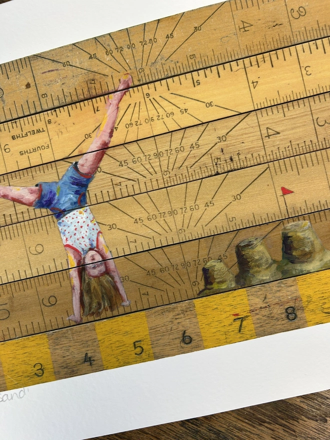 sandcastle cartwheel ruler