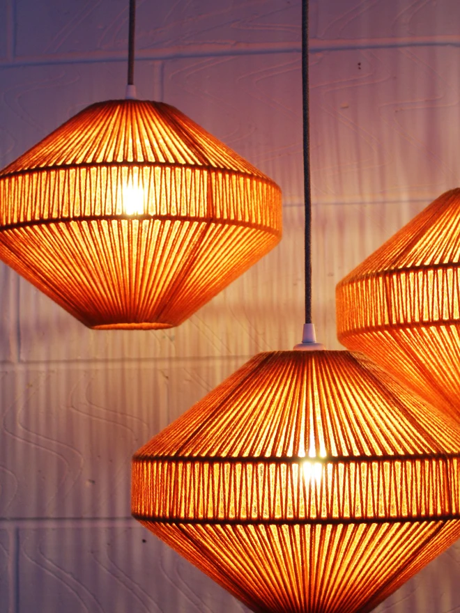 Small capsule pendant lampshade group