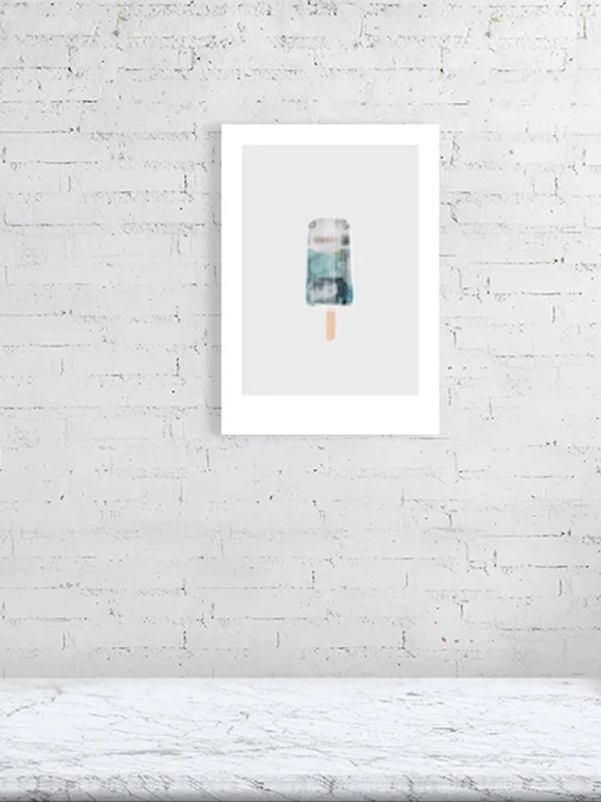 Five Pound Note Ice Lolly Giclée Print