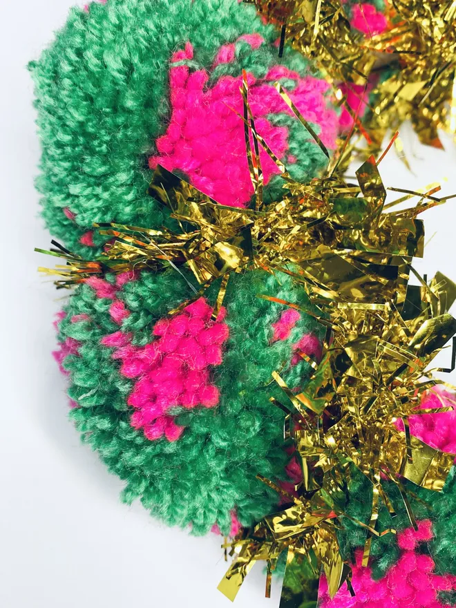 Pom Pom headband tinsel headband pink headband Pom Pom festival headband party headband gold tinsel headband LGBTQ headband lgbtq festival pride