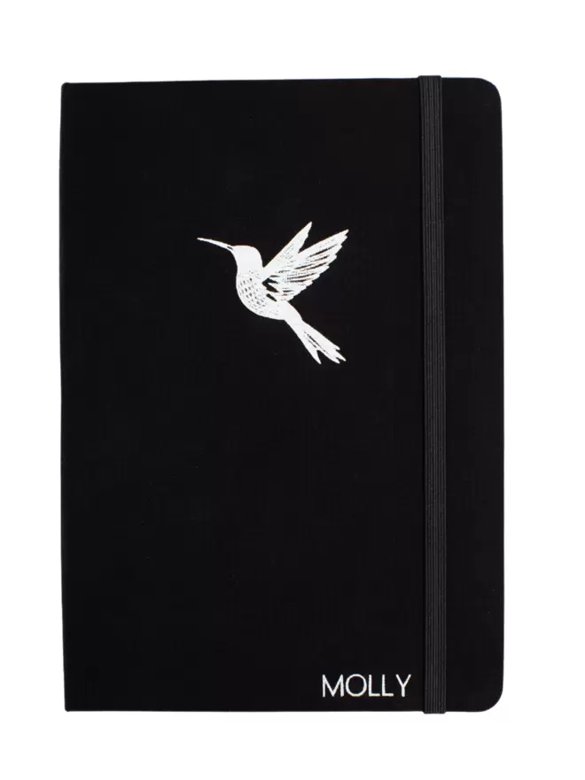 personalised hummingbird notebook
