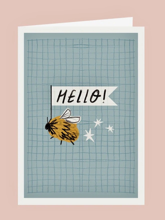 'Hello' Bee Card