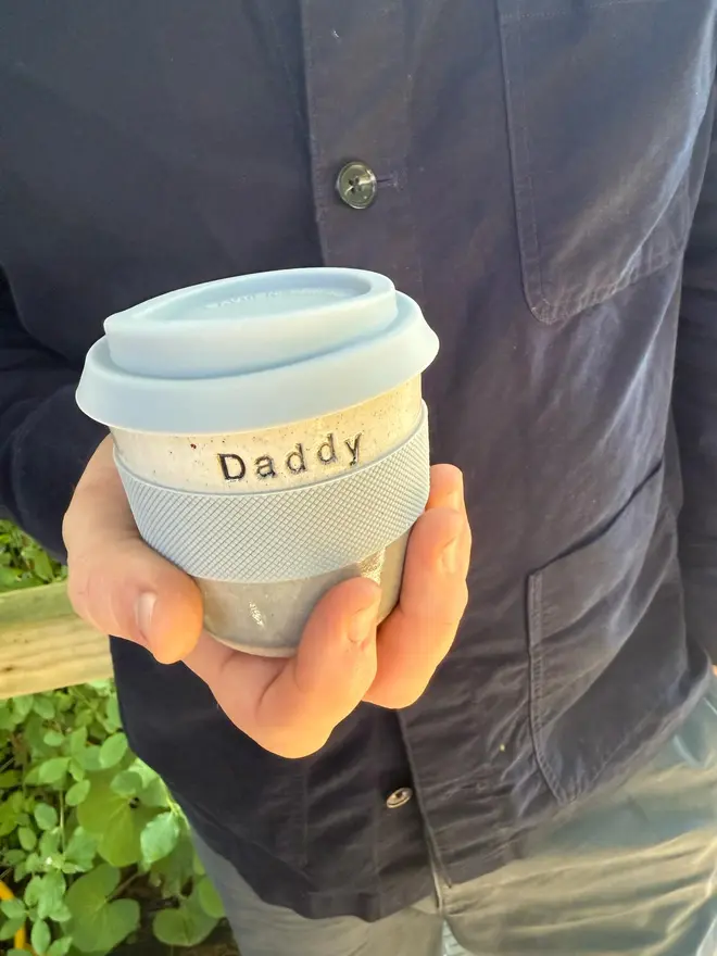 daddy ceramic travel mug 