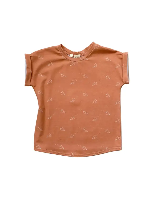 Paper Planes Cuff Sleeve T-Shirt