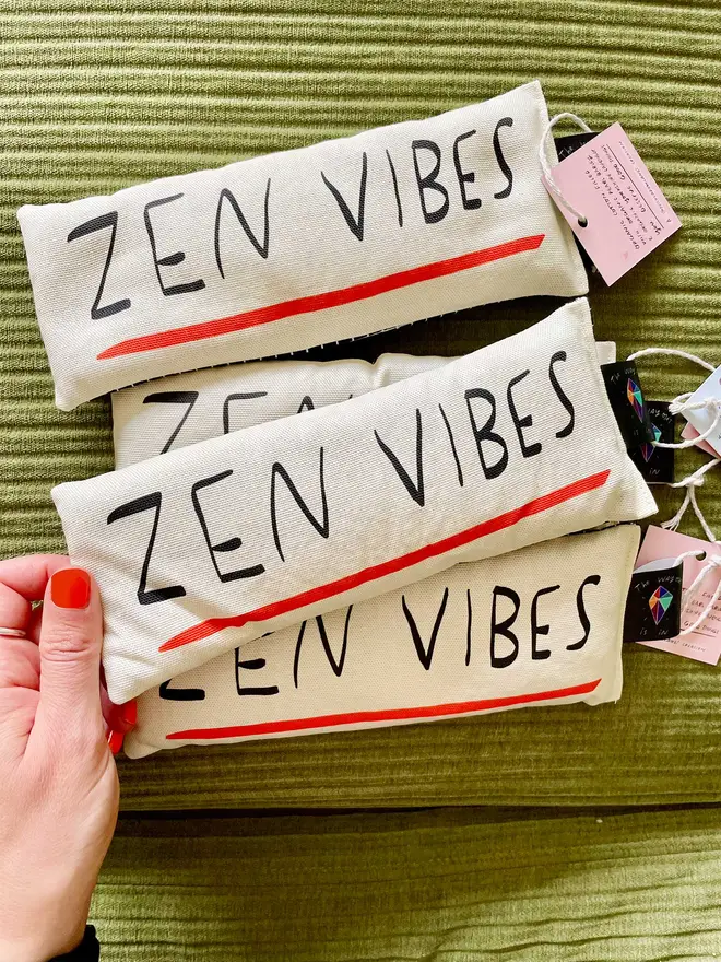 These lavender eyebags bring ALL the zen vibes.
