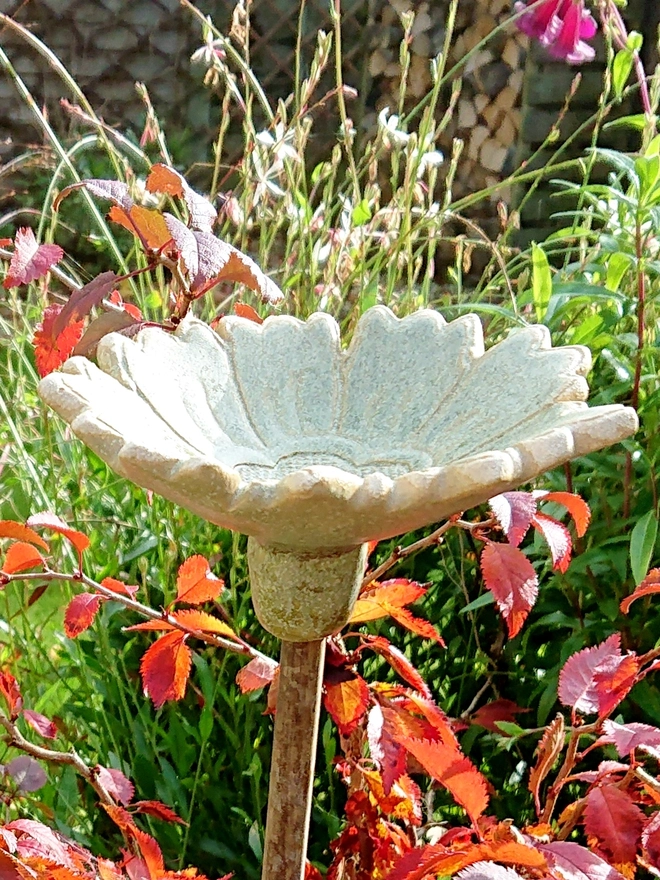 Flower Ceramic Garden Cane Topper