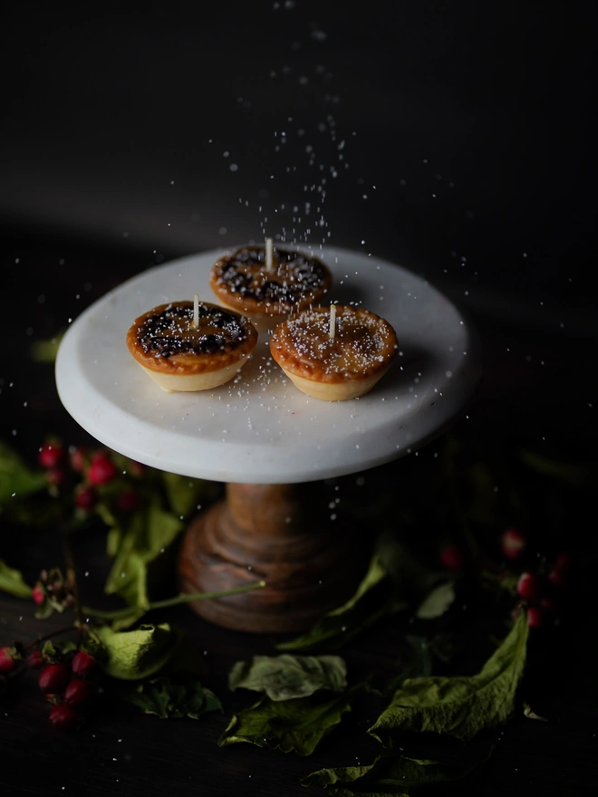Mince Pie Candles