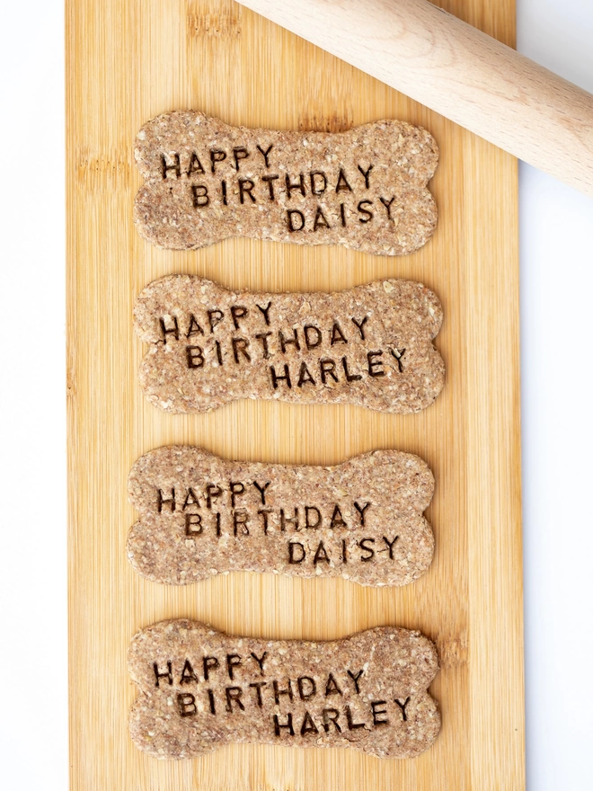 Coco Kennel Personalised Happy Birthday Dog Biscuits