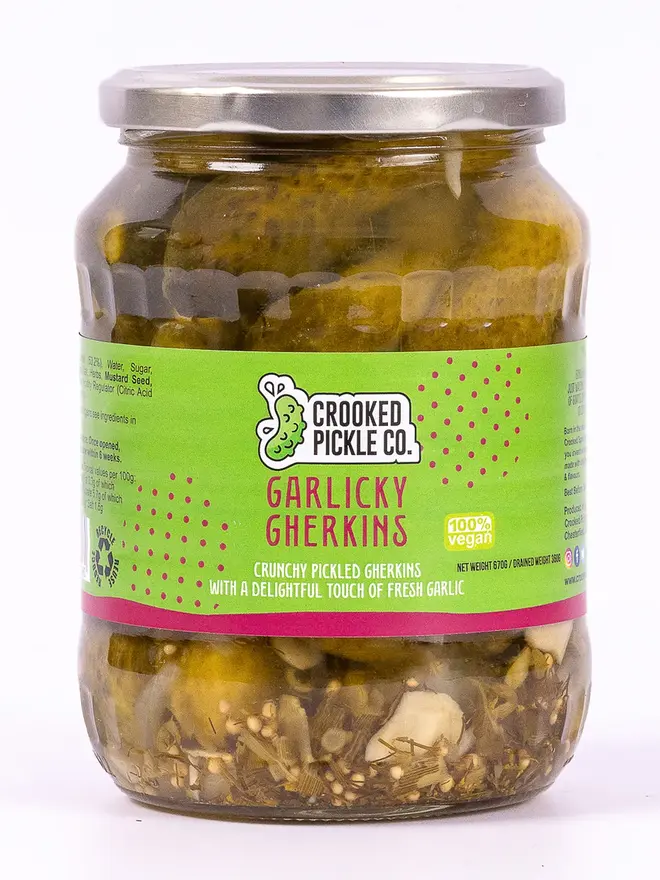 Garlicky Gherkins