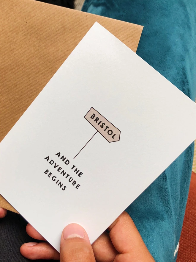 Leaving Home Personalised Greeting Card