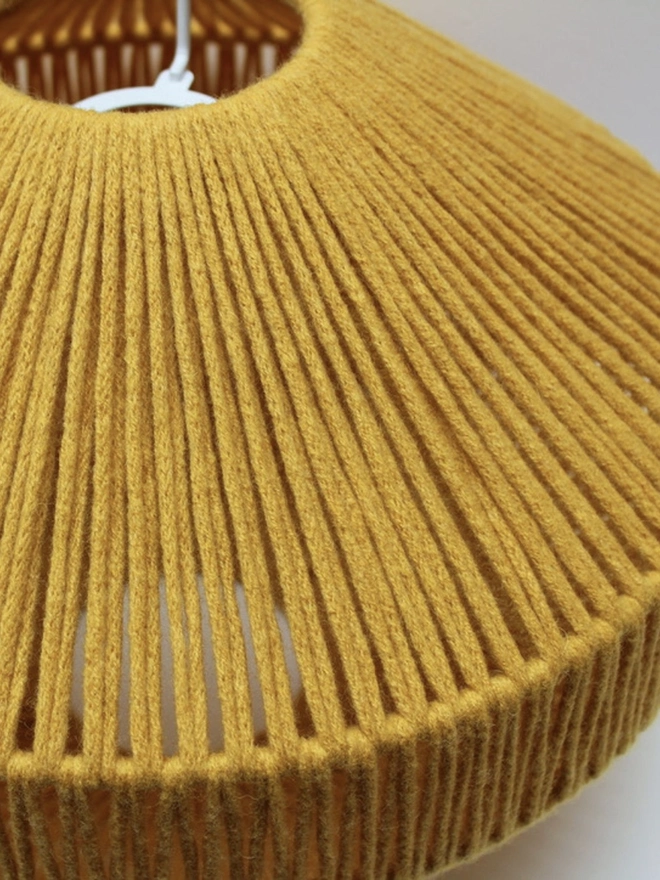 Small Capsule Pendant Lampshade Gold