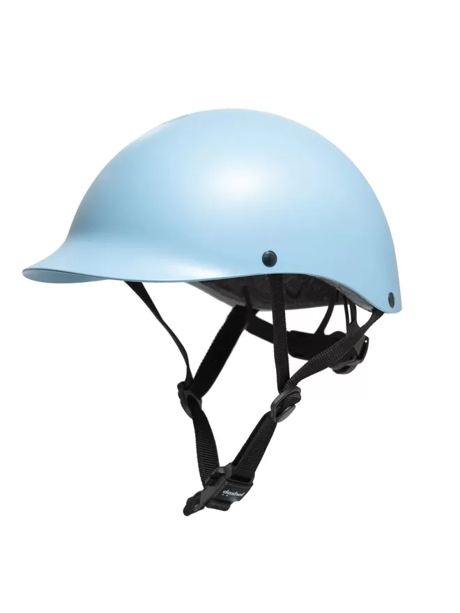 Dashel Bike Helmet Sky Blue at an angle.