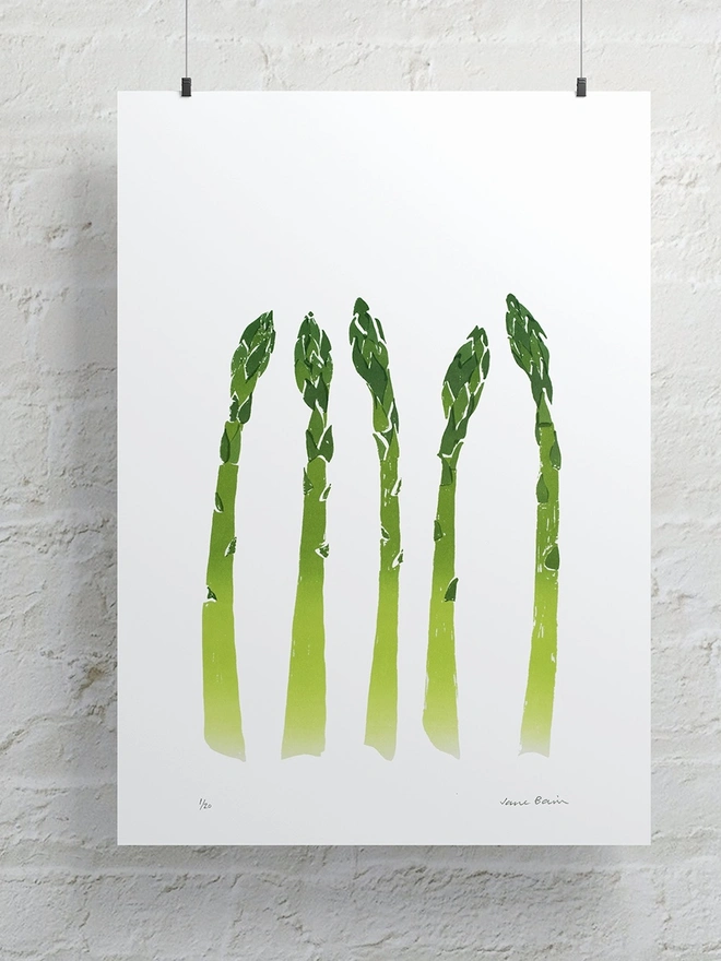 Asparagus Screenprint
