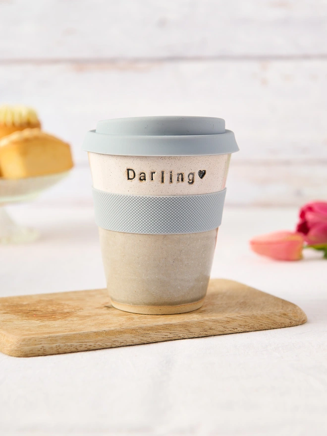 darling ceramic travel mug
