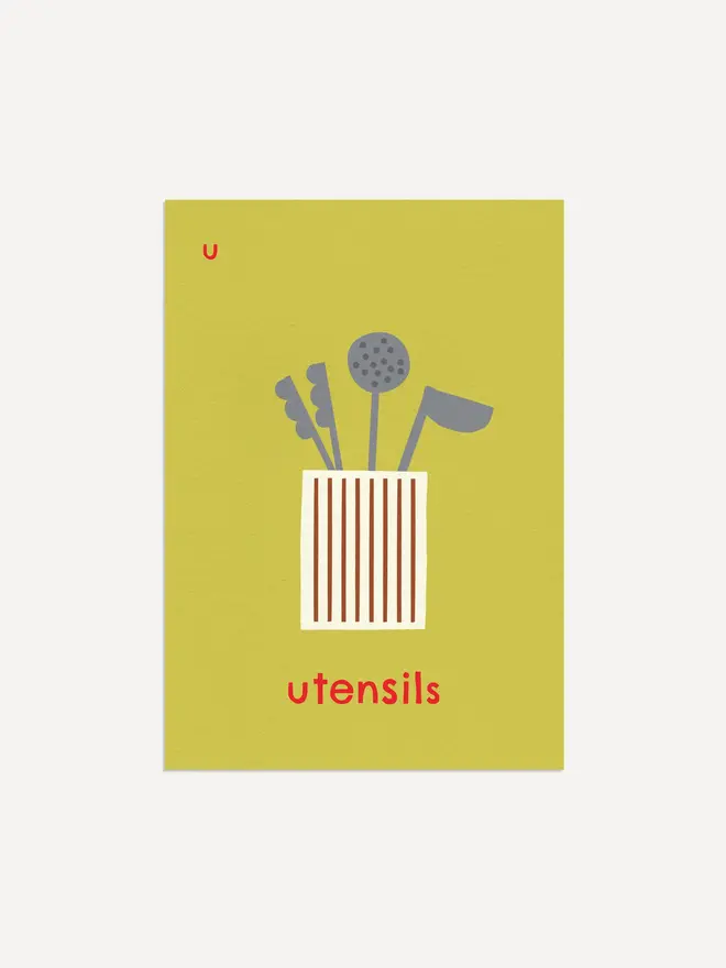 'Utensils' Print