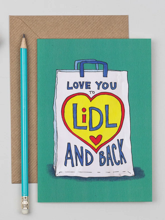 Lidl and Back Greeting Card