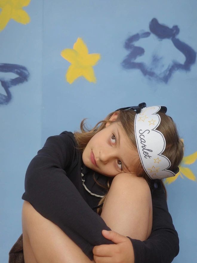 Halloween Crown Moon Stars Cat s1